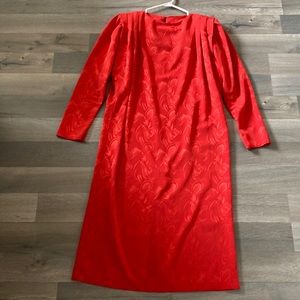 Vintage red dress